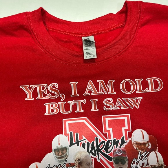 Nebraska Huskers Football Sweatshirt National Champions Gildan XL - Picture 3 of 8